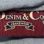 Vintage Denim & Co Dress Denim Pinafore Light Wash Button Detail Sleeveless Maxi Blue Size M Photo 6