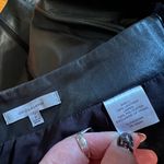 Classiques Entier  Black Leather Pencil Skirt, Size 2 Photo 5