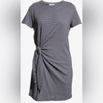 Vince - Short Classic Stripe Side-Tie T-Shirt Dress | Small - $225 Photo 1