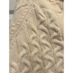 Petal Dew Relaxed Fit Cream Cable Knit‎ Sweater Size Large Photo 1