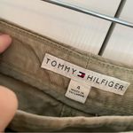 Tommy Hilfiger Y2K Wide Crop Pants Shorts Olive Green Sz 4 Gauchos Culottes Photo 7