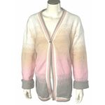 CCC Brown Tan Classy City Chicks Size Large Open Knit Cardigan Cozy Streetwear Photo 1