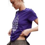 Free People New  Movement Game Time Logo Tee RARE T-Shirt Size XS Photo 1