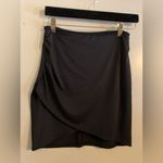 Mind Code  Elegant High Waist Ruched Wrap Bodycon Short Mini Skirt Photo 3