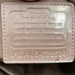 Coach  F28504 Brown Tan Signature Stripe Shoulder Tote Bag Purse Classic Logo Photo 4