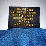 Rima Beach Floral Painted Gauze July 4th Patriotic USA Resort Shift Dress OS Blue Size L Photo 6