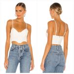 NBD Lacey Bustier Top in White Photo 1