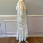 Gunne Sax Jessica McClintock Drop Waist Dress Lace Overlay Prairie Bridal Size 8 Photo 5
