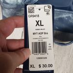 Reebok NWT Blue Slate Racerback Speedwick Open Back Sports Bra Women's Size XL Photo 8