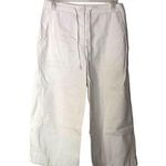 Jones New York Sport Womens 100% Cotton Pull On Cropped Pants Drawstring Size 6 Photo 0