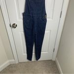 We Wore What ‎ Revolve blue navy denim skinny overalls size small Photo 3