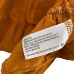 Wild Fable  Peplum Burnt Orange Ruffle Crop Top Photo 3