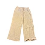 Vince Camuto  Women's Peach Linen Tie Front Wide Leg Pants Size 1X Pockets Photo 1