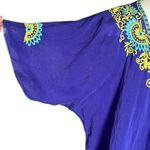 Johnny Was  crinkle purple blouse Photo 4