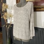 Bobeau NWT Ribbed Knit High-Low Sweater Top in Soft
Taupe Beige - Sz XL 💚🎀 Photo 1
