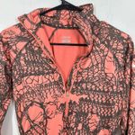 Nike  Pro Dri Fit Women's Pink Black Geometric Print Half Zip Pullover Top XS Photo 3