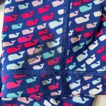 Vineyard Vines Whale Stripe Full Length Sport Leggings Blue Pink Size XSmall Photo 6