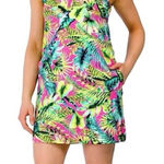 Tommy Bahama Tropical 1/4 Zip UPF Golf Tennis Beach Dress Pockets Size LARGE Photo 0
