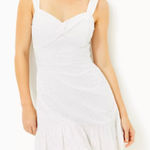Lilly Pulitzer  $218 Rocko white eyelet romper dress 12 M L Photo 0