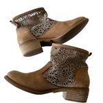 Coolway  Women's  Leather Laser Crochet Lace  Ankle Booties Boots Size 40 9 Photo 4