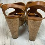 Lucky Brand Wedge Sandal Womens 7M 37 Multicolor Boho Weave Photo 2