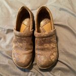 B.O.C. Brown Lace Leather Peggy Clogs Size 7.5 Photo 1