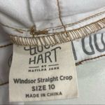 Matilda Jane  GOOD HART Windsor Straight Crop Size 10 White Jeans Inseam:26”‎ Photo 4