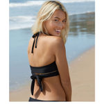 Aerie Wrap Halter Bikini Top Black Small Photo 9