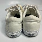 Vans all white old skool sneakers size 7.5 Photo 4