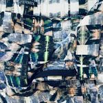 Intermix  Women's Aztec Geo Watercolor Print 100% Silk Dress Shorts | Size: M Photo 3