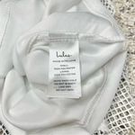 Lulus Memorable Glow White Fishnet Rhinestone Bodycon Midi Dress Large NWT Photo 6