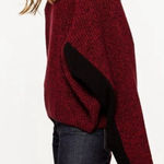 Zadig & Voltaire  Red Merino Wool Blend Lola AZ Chunky Sweater, L Photo 0