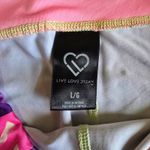 Live Love Dream Women's L/G Colorful Floral Geometric Capri Leggings Athletic Photo 2