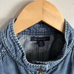 Tommy Hilfiger y2k Light Wash Chambray Denim Moto Jacket Women’s Size M Photo 1