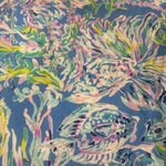 Lilly Pulitzer  3/4 sleeve pullover shift dress XS Beach Tropical 100% Cotton Photo 1