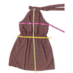 Romeo + Juliet Couture Romeo and Juliet Gossip Girl Orange Red Halter Blouson Dress Size Small Photo 10