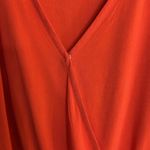 Guess Orange/Red Romper w/Modesty Snap & Pockets. Adjustable Ties on Shoulder Photo 2