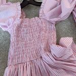 THE VAMPIRE'S WIFE Shirred gingham cotton mini dress Size 2 Photo 4