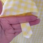 Talbots  Yellow Gingham Popover Top Photo 3