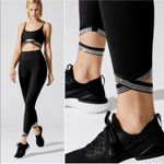 Beach Riot NWT  Rhinestone Ankle Wrap Leggings Black Size Small Photo 2