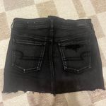 American Eagle Outfitters Denim Black Skirt Photo 1