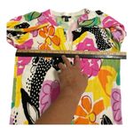 Cyrus  Pink Multi Floral Button Down Cardigan Sweater Bright Fun Colors Sz S Photo 6