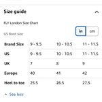 Fly London  Brown Leather Pull On Chelsea Booties Sz 11 Photo 12