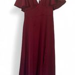 Petal and Pup Maroon  Bridesmaid Dress Photo 0