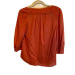 Anthropologie  Maeve Pleated Ruffle Blouse Photo 1