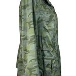 Lane Bryant SZ 16 Classic Utility Jacket Camo Full-Zip Pockets Long Sleeve Green Photo 2