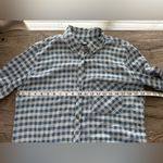 Rails  Blue DANA MINI CHECK 100% Tencel Lyocell‎ Button Front size medium Photo 7
