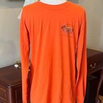 Beach Shirt Long Sleeve LuLus Gulf Shores Bright Orange Mens Womens Size M Photo 0