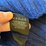 Moth Monochrome Navy Blue Wool Blend Long Sleeve Turtleneck Sweater, size small Photo 15