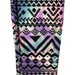ASOS Colorful Aztec Boho Sleeveless Bodycon Long Midi Dress Women Sz 4 Photo 2